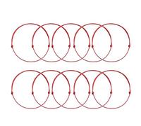 AWJUWHBJ 10 Pcs Simple Thin Red String Braid Rope Wristband Adjustable Bangles Friendship Jewelry Birthday Gifts Adjustable Braid Rope Wristband Bangles Fashion Jewelry Party Accessory