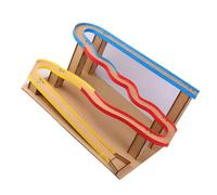 AWJUWHBJ 2 Meter Long Roller Coasters Building Toy Wooden Marble Track Physics Principles Educational STEM Gift Rolling Track Toy