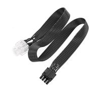 AWJUWHBJ 8Pin to Mainboard CPU 8P 4+4Pin Power Plug Line for LEADEX G650 G1000 G1300 Module CPU 8PIN Modular Cable Flat Design