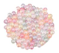 AWJUWHBJ Acrylic Coated Round Beads 6mm//8mm/10mm Colorful Craft Beads For Bracelets Necklace Jewelry Crafting Accessories Jewelry Supplies