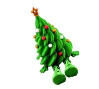 AWJUWHBJ Christmas Tree Figurine Desk Toy Flexible Stress Relief Office Decor Portable Travel Companion For Adults Kids Interactive Green Collectible