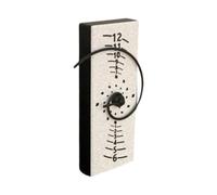 AWJUWHBJ Contemporary Quiet Fibonaccis Clock with Spirals Pointers Design Rectangular Wall or Table Clok for Home Decors Mathematical Aesthetic Clock