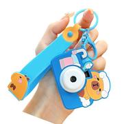 AWJUWHBJ Lovely Animal Camera Shaped Keychain Projector Decoration Vibrant Color Creative Gift Jewelry Bag Decoration Cute Camera Keychain Accessory