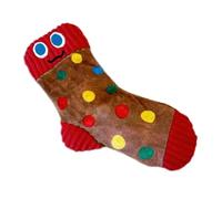 AWJUWHBJ Plush Sock Dog Squeaky Toy Chewable Puppy Teeth Cleaning Interactive Fun Noise Pet Training Treats Feeder For Small Chew Toy For Mental Stimulation