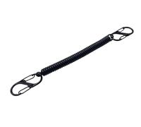 AWJUWHBJ Retractable Coiled Tethers With Carabiner Retractable Spring Elastics Rope Portable Fishing Lanyards Fishing Tool Tackle Outdoor Hiking Camping Antilost Keychains Backpacks Spring Belt