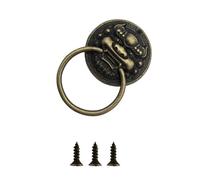 AWJUWHBJ Single Hole Creature Head Drawer Pull Metal Substance Everlasting Home Feature for Contemporary Furniture Chinese Cabinet Door Handles