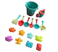 AWJUWHBJ Toddler Sand Toy Beach Set With Bucket Watering Can Shovel Sea Fish Molds For Building Creative Castles Toy Tool
