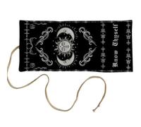 AWJUWHBJ Travel Friendly Tarots Card Carriers Foldable Mystical Print Game Card Organizers For Everyday Use Multipurpose Cards Game Pouches