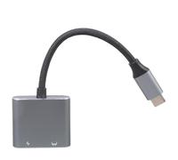 AWJUWHBJ USB C To Glasses And Charging Adapter For AIR/2 Gaming And Video Offer 100W Fast Charging And 4K Visuals USB C Adapter