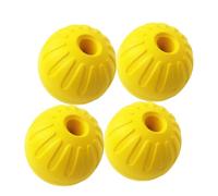 Awkvuty 4Pack Dog Balls - Durable Dog Toy Balls for Aggressive Chewers, Interactive Fetch and Training, Foam Dog Ball Floats in Water (4pcs 7cm/2.76inch)