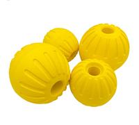 Awkvuty 4Pack Dog Balls - Durable Dog Toys for Chewers, Interactive Fetch & Training, Floats in Water (2Pcs 3.54in/2Pcs 2.76in)