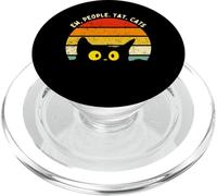 Awkward Cat Funny Introvert Cat Humor PopSockets PopGrip for MagSafe