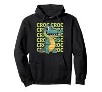 Awkward Smiling Crocodile T-Shirt Funny Cartoon Animal Tee Pullover Hoodie