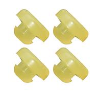 awlbed 4 PCS Brake Clutch Pedal Stopper Rubber Plug, Brake Pedal Stopper Pad, Auto Replacement Parts #46584-5P010 46584-S0100 46584-2Y000, Compatible with Nissan Infiniti Nissan (Beige)