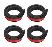 awliye Universal Mudguard Widening 38 mm Wide Car Wheel Fender 150 cm Long Car Wheel Arch Widening Wheel Protection Wheel Arch Strip for Cars SUV Rubber Lip Widening Protector and Decoration Pack of 4