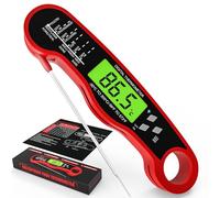 AWLKIM Instant Read Meat Thermometer for Grill and Cooking - Waterproof Fast Food Thermometer with Backlight, Digital Food Probe for Kitchen Cooking, Candy Making, Outside Gril