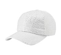 Awlsyj Sequin Baseball Cap for Women Girls Trucker Hat Sun Hat Golf Visor Hat Sparkly Bling 80s Party Hat for Hip Top Beach Travel