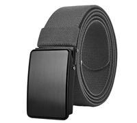 Awlyfm Mens Belt Black Canvas Tactical Work Golf Belts for Men Big and Tall, Gray, 55inch for W44-47