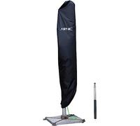 AWNIC Garden Cantilever Parasol Covers Waterproof Patio Umbrella Cover Outdoor with Telescopic Rod 265x40/70/50cm