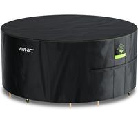 AWNIC Garden Furniture Cover Waterproof with Hooks Heavy Duty 420D Oxford, Wind