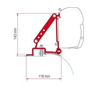 FIAMMA F45 AWNING BRACKET FOR DUCATO JUMPER RELAY BOXER VAN AFTER 2006 HIGH ROOF