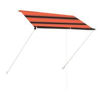 vidaXL Retractable Awning 200x150cm Cream Garden Window Door Canopy Sun Screen