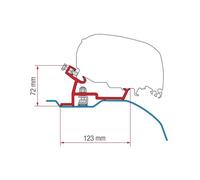Awning Bracket Kit Fiamma F80S Ducato/Jumper/Boxer Campervan (H2-L2 & L3) 2006-