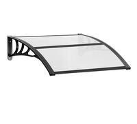 Awning Canopy Alveolar Clear Smoke Coverage Holder Window Outer