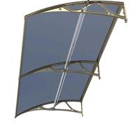Awning Canopy Cover for Porch, Shields Door And Patio From Sun And Rain, UV Resistant Material, Lightweight Aluminum Frame, Fits Entryway Or Balcony, Stylish Outdoor Shade