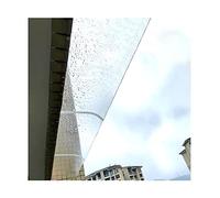 Awning Canopy,Curved Door Awning Canopy - Soundproof Rainproof, Modern Design Translucent & Matte, 40x260cm for Garden Patio, Stylish Front Door Cover, Durable Weather Protection