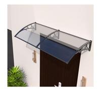 Awning Canopy,Outdoor Door Canopy Awning - UV Rain Snow Protection - Durable Aluminum Bracket - Easy Install Entrance Cover - 100x320cm (39x126in) Window Awning