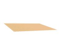 vidaXL Awning Replacement Fabric Yellow and White 500 x 300 cm