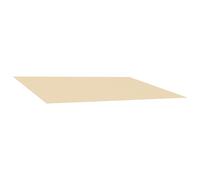 Awning Fabric Cream 450x350 cm Polyester PU Coating Weather & UV Resistant Easy