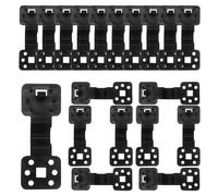 Awning Fabric Locking Clips - 100 Pieces Heavy Duty Clamps Fixing Shade Nets - Round Clamp Fastening Reusable Garden Accessories for Patio, Greenhouse and Outdoor