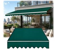 Awning Fabric Replacement for Patio, UV Resistant Waterproof Polyester Canopy, Sun Shade Canvas Cover for Deck and Garden, Frame Not Included