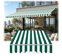 Awning Fabric Replacement for Patio, UV Resistant Waterproof Polyester Canopy, Sun Shade Canvas Cover for Deck and Garden, Frame Not Included