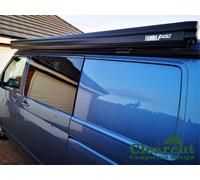 Awning Fiamma F45S 2.3m Length Campervan Black Box Grey Canvas Wind Out Awning