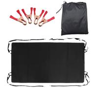 Awning for Car, Barn Door Awning Cover, Sun and Weather Protection for Vehicles, Motorhomes, Camping Trips, Outdoor