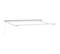 Awning Frame Retractable White 3.5 x 2 m Powder-coated Steel