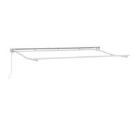 Awning Frame Retractable White 4 x 2 m Powder-coated Steel