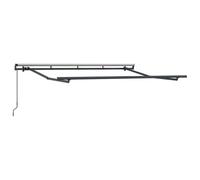 Awning Frame Anthracite Metal 3 x 2 m Retractable for Garden Patio Balcony with Sturdy Attachment Wall Mount Bracket for Flexible Sun Protection and Practical Shading