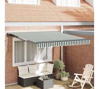 Awning Frame Green and White 300 x 250 cm
