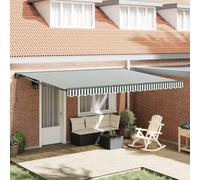 Awning Frame Green and White 450 x 300 cm
