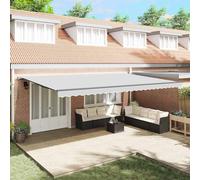 Awning Frame Manual Anthracite 600 x 350 cm Aluminium