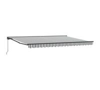Awning Frame Polyester with PU coating Retractable Outdoor Shelter Use vidaXL
