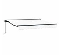 Awning Frame Polyester with PU coating Retractable Outdoor Shelter Use vidaXL