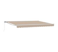 Awning Frame Polyester with PU coating Retractable Outdoor Shelter Use vidaXL
