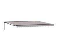 Awning Frame Polyester with PU coating Retractable Outdoor Shelter Use vidaXL