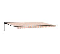 Awning Frame Polyester with PU coating Retractable Outdoor Shelter Use vidaXL