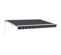 vidaXL Awning Frame Cream 300 x 200 cm Polyester with PU coating